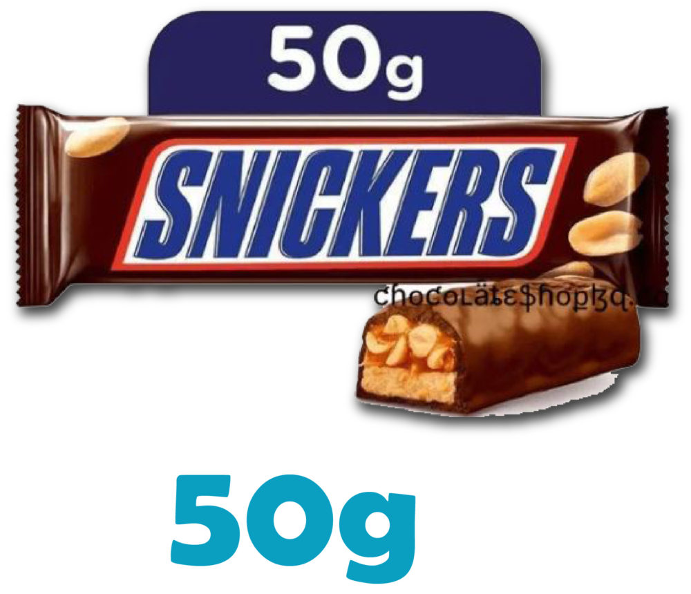 Snickers Chocolate 50 g (India) (12x1x40)=1 Ctn