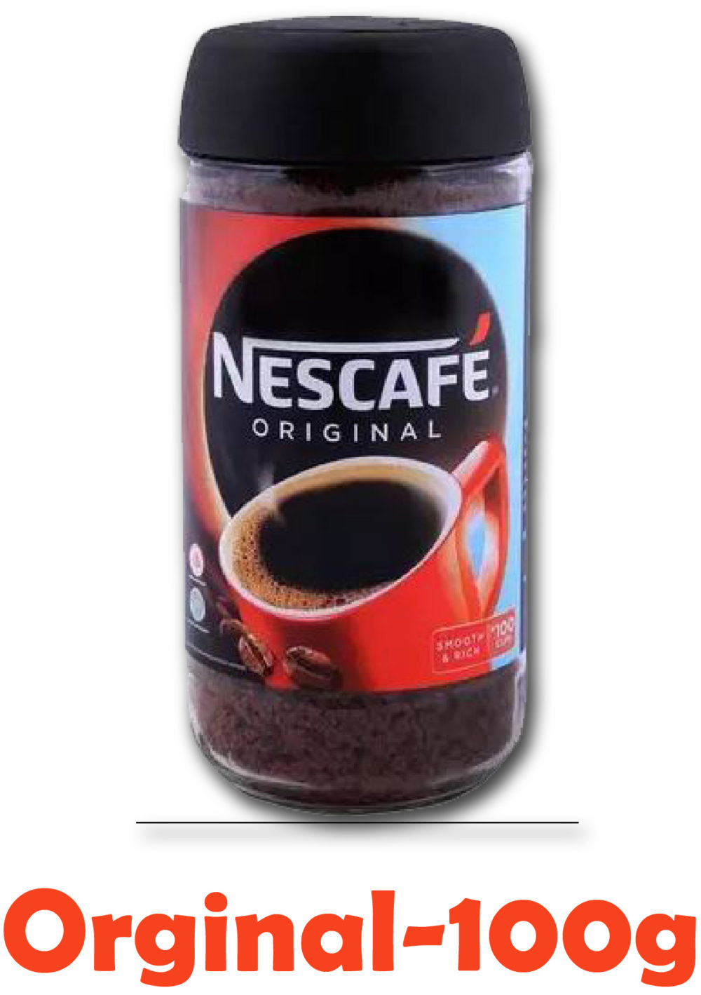 Nescafe coffee (Orginal)100g(24x1)=1Ctn