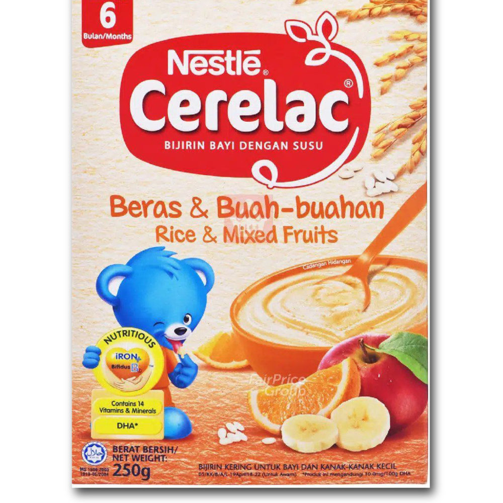 Cerelac rice & mixed Fruits 250g