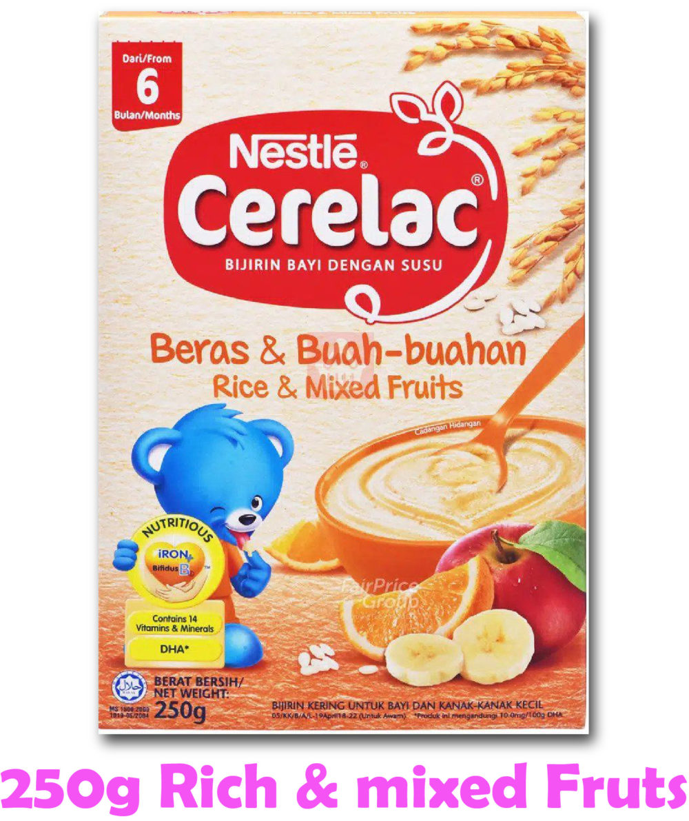 Cerelac rice & mixed Fruits 250g