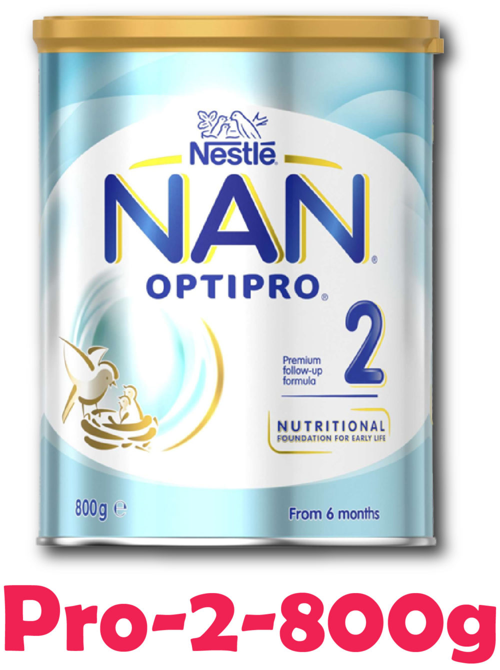 Nan Pro 2+ Jar-800g (12x1)Ctn